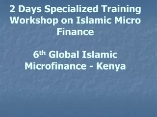 Why Islamic Finance?