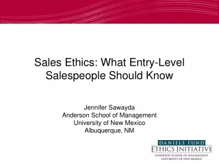 Sales Ethics: What Entry-Level Salespeople Should Know