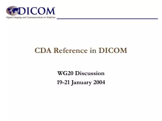CDA Reference in DICOM