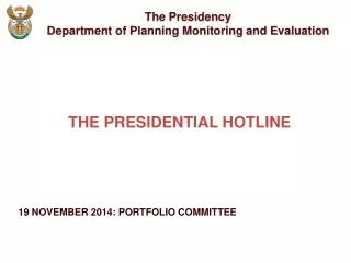 19 NOVEMBER 2014: PORTFOLIO COMMITTEE