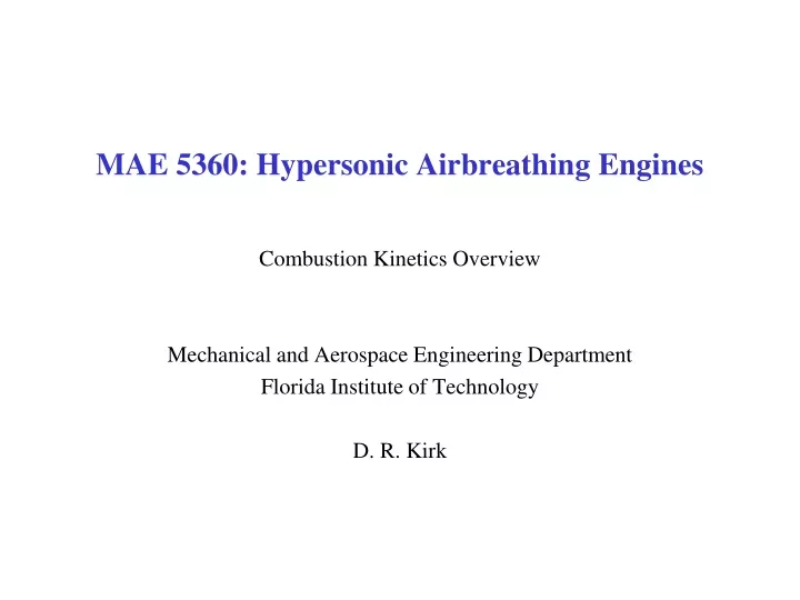 mae 5360 hypersonic airbreathing engines