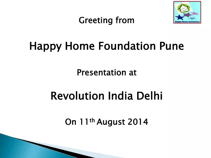 greeting from happy home foundation pune