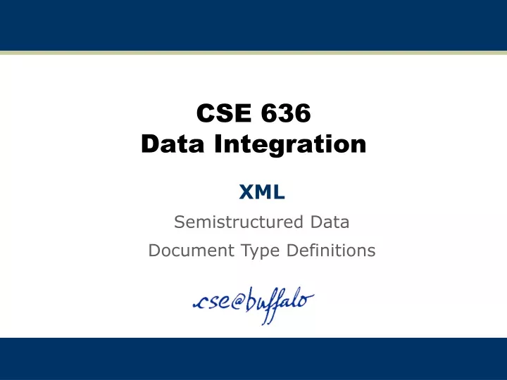 cse 636 data integration