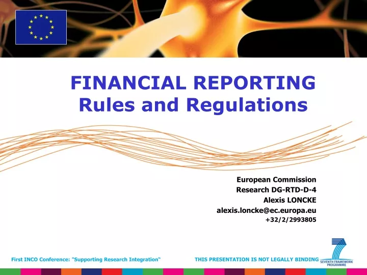 financial reporting rules and regulations