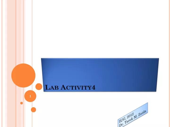 lab activity4