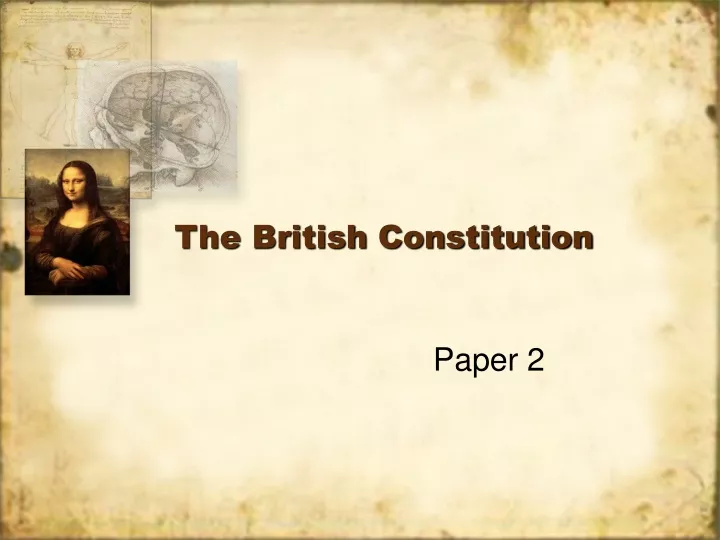 the british constitution