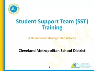 Student Support Team (SST) Training
