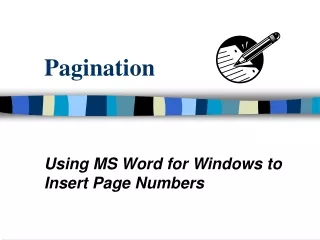 Pagination