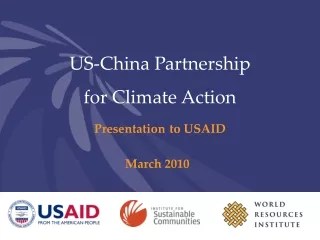 US-China Partnership  for Climate Action Presentation to USAID