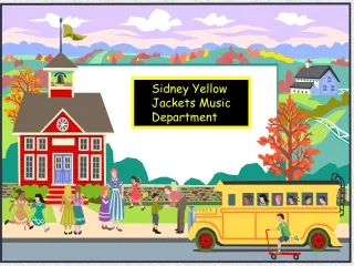 Sidney Yellow Jackets Music Department