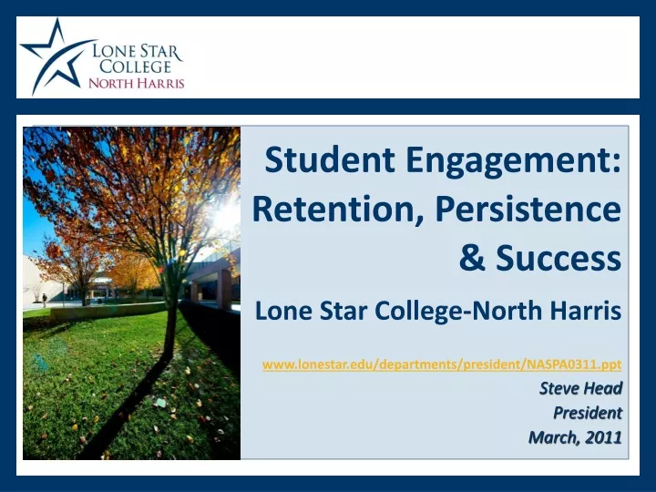 student engagement retention persistence success