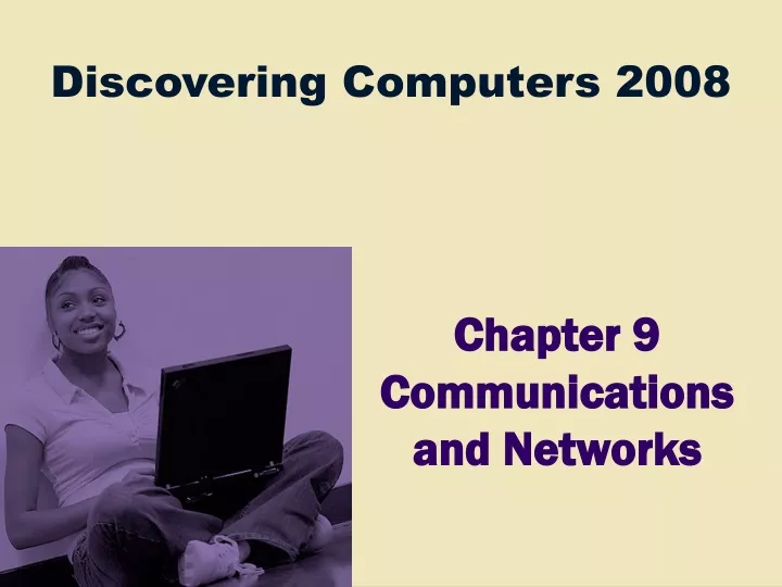 chapter 9 communications and networks