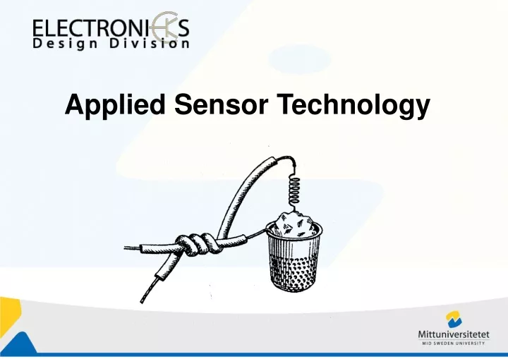 applied sensor technology