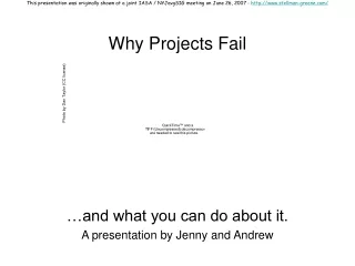 Why Projects Fail