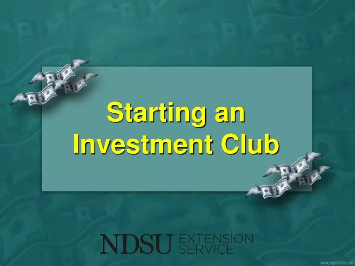starting an investment club