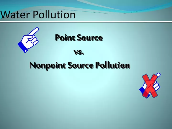 water pollution