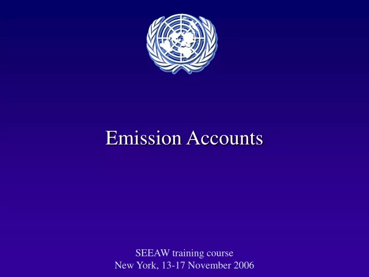 emission accounts