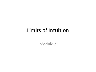 Limits of Intuition
