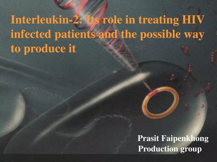 interleukin 2 its role in treating hiv infected