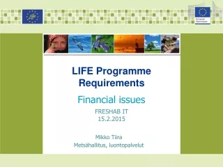 LIFE Programme Requirements