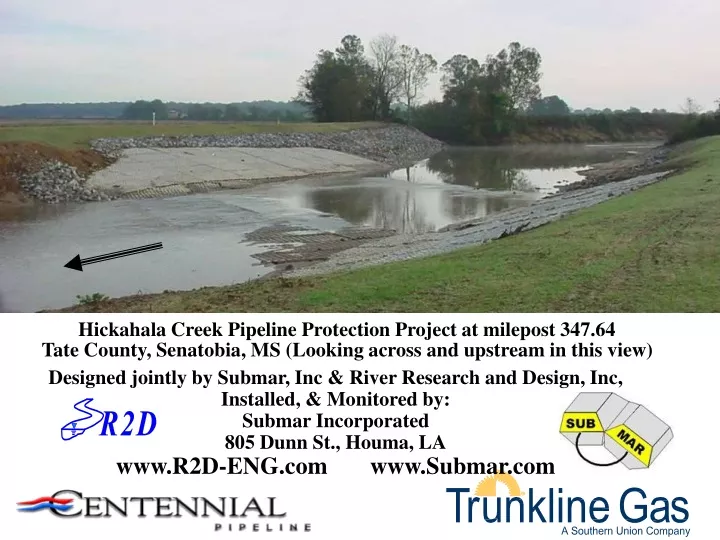 hickahala creek pipeline protection project