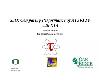 S3D: Comparing Performance of XT3+XT4 with XT4