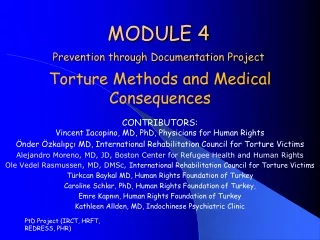 MODULE 4 Prevention through Documentation Project