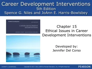 Chapter 15 Ethical Issues in Career Development Interventions