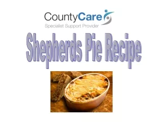 Shepherds Pie Recipe