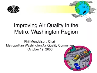 Improving Air Quality in the Metro. Washington Region