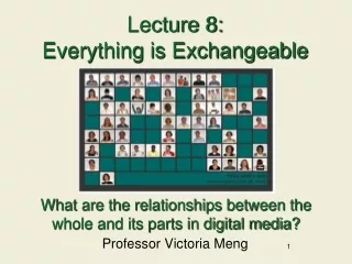 Lecture 8: Everything is Exchangeable