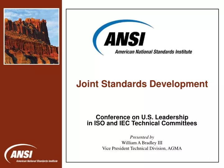 joint standards development