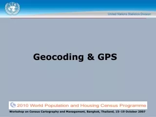 Geocoding &amp; GPS