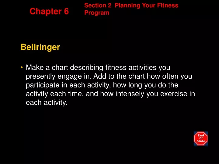 section 2 planning your fitness program
