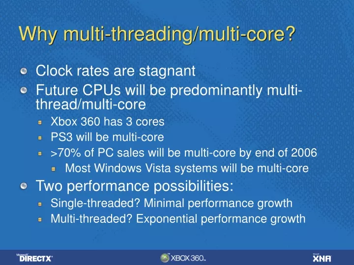 why multi threading multi core