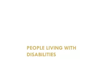 People living with disabilities