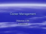 Career Management - slide 1