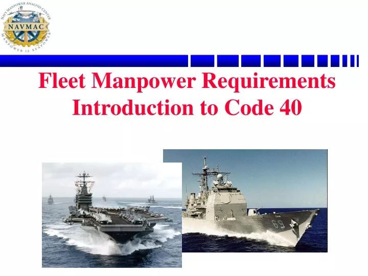 fleet manpower requirements introduction to code