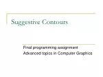 Suggestive Contours - slide 1