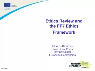 Ethics Review and the FP7 Ethics Framework