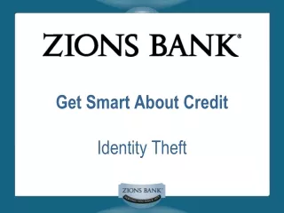 Get Smart About Credit Identity Theft