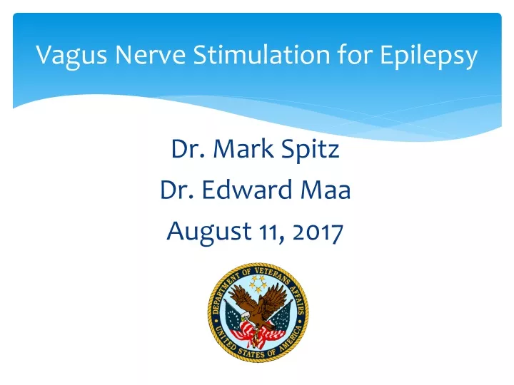 vagus nerve stimulation for epilepsy