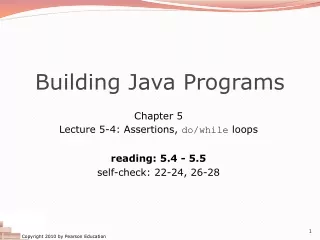 Building Java Programs