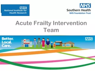 Acute Frailty Intervention Team