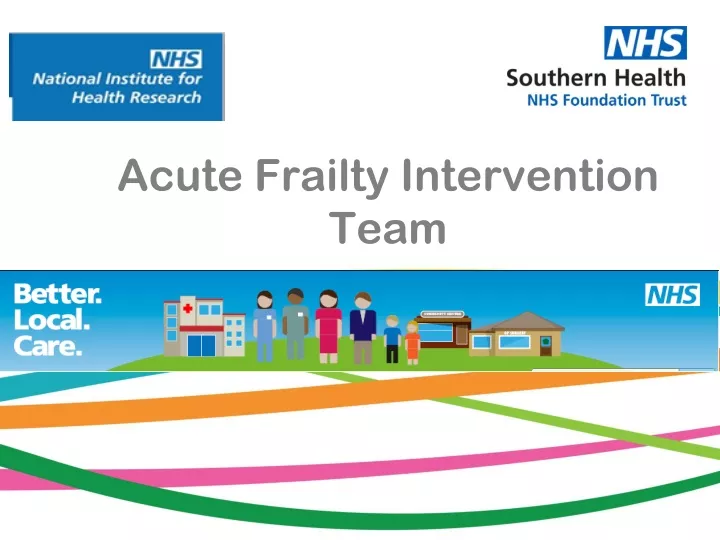 acute frailty intervention team