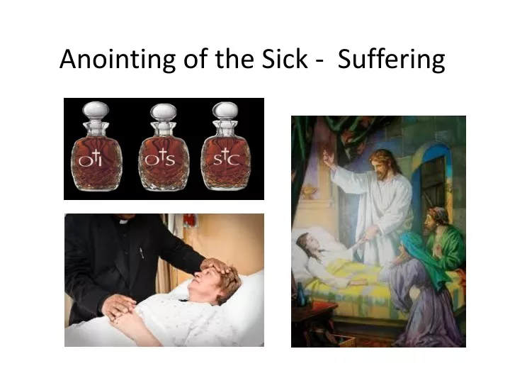 anointing of the sick suffering