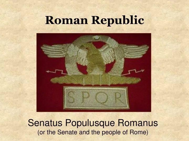 roman republic