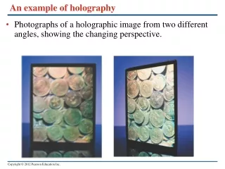 An example of holography