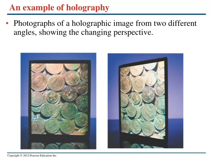 an example of holography