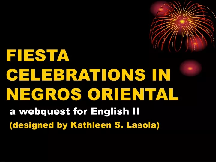 fiesta celebrations in negros oriental